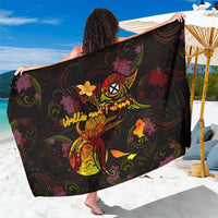 Wallis and Futuna Sarong Octopus Plumeria Polynesian Tattoo