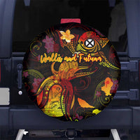 Wallis and Futuna Spare Tire Cover Octopus Plumeria Polynesian Tattoo