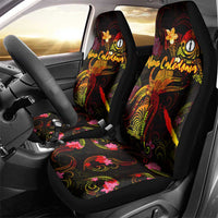 New Caledonia Car Seat Cover Octopus Plumeria Polynesian Tattoo