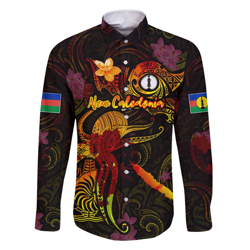 New Caledonia Family Matching Mermaid Dress and Hawaiian Shirt Octopus Plumeria Polynesian Tattoo