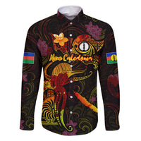 New Caledonia Family Matching Off Shoulder Short Dress and Hawaiian Shirt Octopus Plumeria Polynesian Tattoo