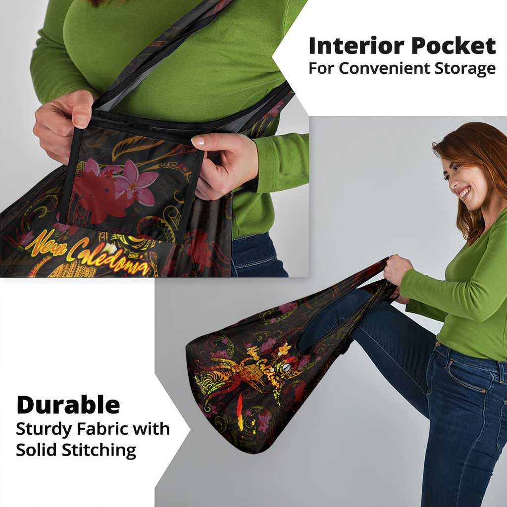 New Caledonia Grocery Bag Octopus Plumeria Polynesian Tattoo