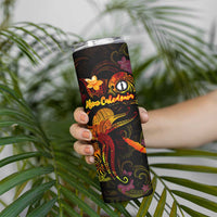 New Caledonia Skinny Tumbler Octopus Plumeria Polynesian Tattoo