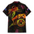 Cook Islands Family Matching Off The Shoulder Long Sleeve Dress and Hawaiian Shirt Octopus Plumeria Polynesian Tattoo