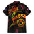Cook Islands Family Matching Off Shoulder Maxi Dress and Hawaiian Shirt Octopus Plumeria Polynesian Tattoo