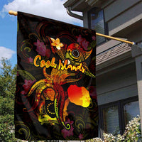 Cook Islands Garden Flag Octopus Plumeria Polynesian Tattoo DT02 - Polynesian Pride