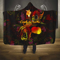 Cook Islands Hooded Blanket Octopus Plumeria Polynesian Tattoo DT02 - Polynesian Pride