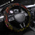 Cook Islands Steering Wheel Cover Octopus Plumeria Polynesian Tattoo