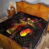 Nauru Quilt Octopus Plumeria Polynesian Tattoo