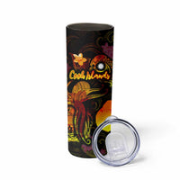 Nauru Skinny Tumbler Octopus Plumeria Polynesian Tattoo