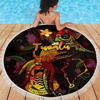 Tuvalu Beach Blanket Octopus Plumeria Polynesian Tattoo DT02 - Polynesian Pride