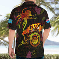 Tuvalu Hawaiian Shirt Octopus Plumeria Polynesian Tattoo DT02 - Polynesian Pride