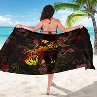 Tuvalu Sarong Octopus Plumeria Polynesian Tattoo