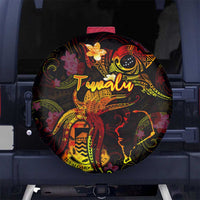 Tuvalu Spare Tire Cover Octopus Plumeria Polynesian Tattoo