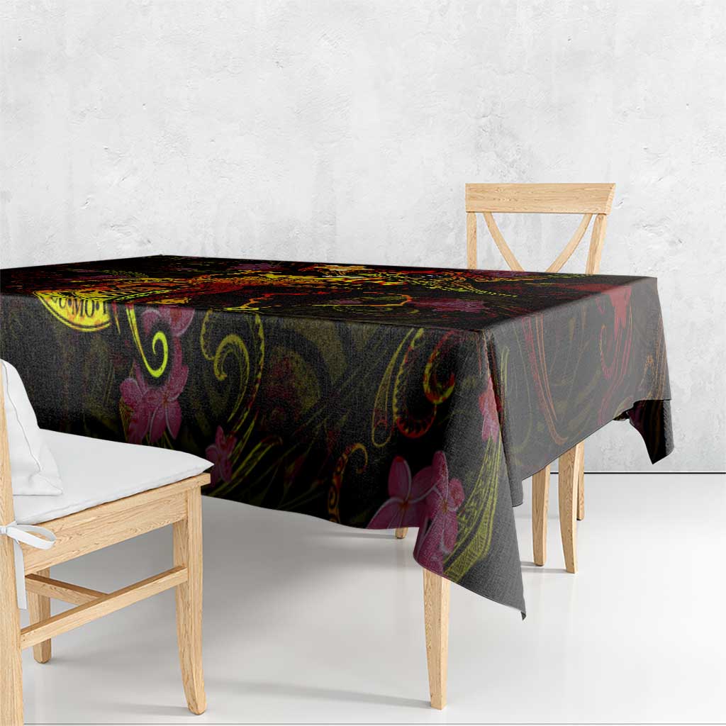 Tuvalu Tablecloth Octopus Plumeria Polynesian Tattoo DT02 - Polynesian Pride