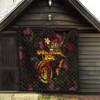 Northern Mariana Islands Quilt Octopus Plumeria Polynesian Tattoo