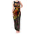 Northern Mariana Islands Tank Maxi Dress Octopus Plumeria Polynesian Tattoo