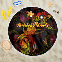 Marshall Islands Beach Blanket Octopus Plumeria Polynesian Tattoo