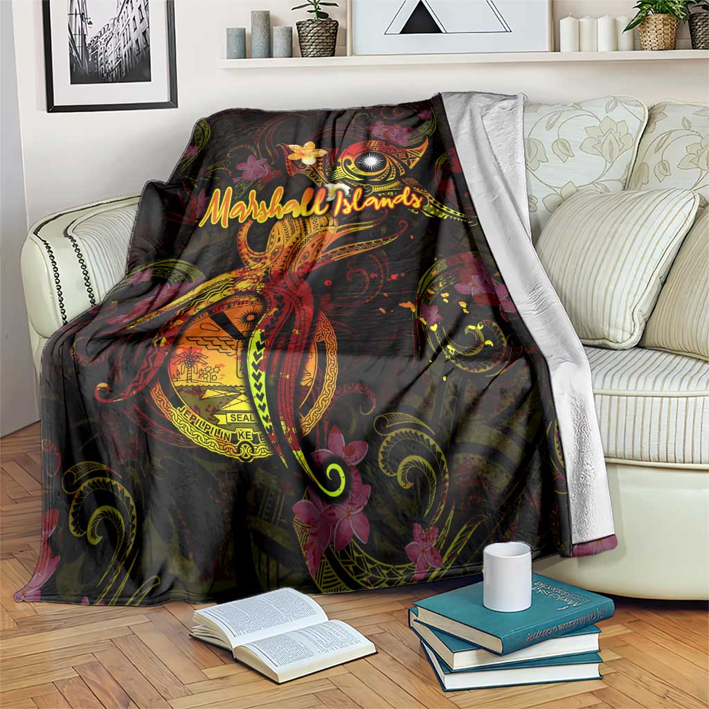 Marshall Islands Blanket Octopus Plumeria Polynesian Tattoo