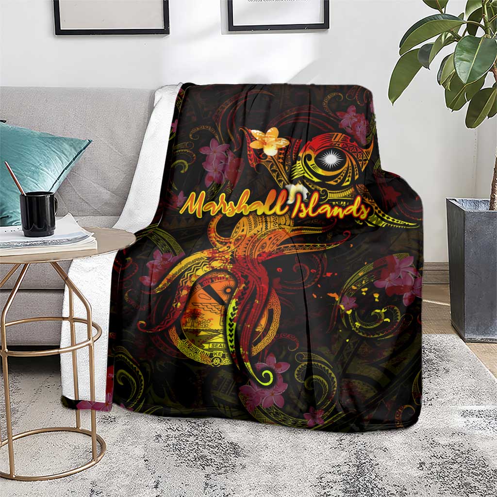 Marshall Islands Blanket Octopus Plumeria Polynesian Tattoo