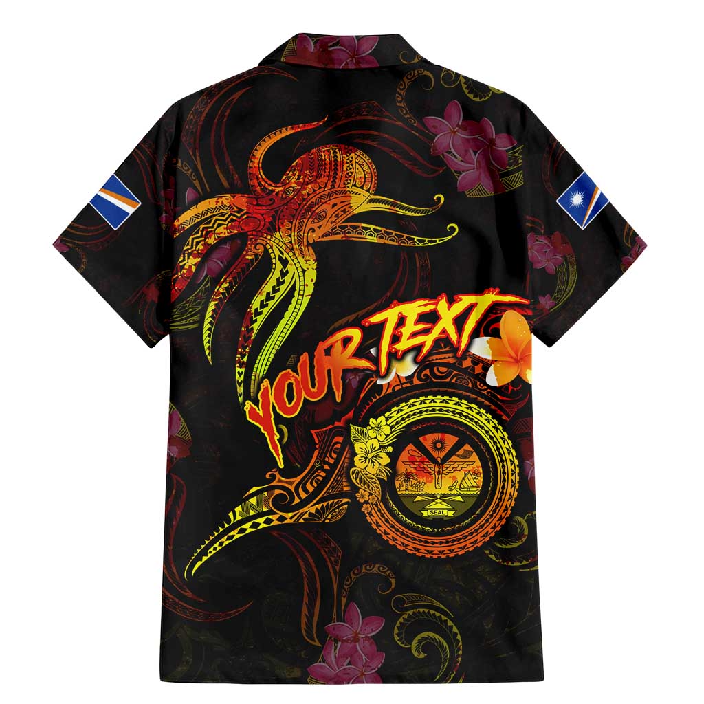 Marshall Islands Family Matching Mermaid Dress and Hawaiian Shirt Octopus Plumeria Polynesian Tattoo