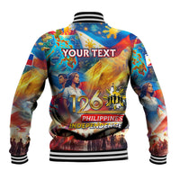 Custom The Philippines 126th Independence Anniversary Baseball Jacket Art Style