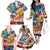 Custom The Philippines 126th Independence Anniversary Family Matching Off The Shoulder Long Sleeve Dress and Hawaiian Shirt Art Style