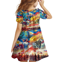 Custom The Philippines 126th Independence Anniversary Family Matching Tank Maxi Dress and Hawaiian Shirt Art Style