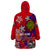 Personalized Philippines 12 June Independence Day Wearable Blanket Hoodie Polynesian Turtle Plumeria