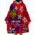 Personalized Philippines 12 June Independence Day Wearable Blanket Hoodie Polynesian Turtle Plumeria