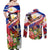 Personalized Philippines Independence Day Couples Matching Off Shoulder Maxi Dress and Long Sleeve Button Shirt Polynesia Filipinas Eagle Hibiscus