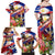 Personalized Philippines Independence Day Family Matching Off Shoulder Maxi Dress and Hawaiian Shirt Polynesia Filipinas Eagle Hibiscus