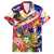 Personalized Philippines Independence Day Family Matching Puletasi and Hawaiian Shirt Polynesia Filipinas Eagle Hibiscus