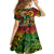 Personalised Vanuatu 44th Independence Anniversary Family Matching Off Shoulder Maxi Dress and Hawaiian Shirt Melanesian Pattern Reggae