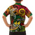 Personalised Vanuatu 44th Independence Anniversary Family Matching Puletasi and Hawaiian Shirt Melanesian Pattern Reggae