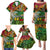 Personalised Vanuatu 44th Independence Anniversary Family Matching Puletasi and Hawaiian Shirt Melanesian Pattern Reggae