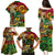 Personalised Vanuatu 44th Independence Anniversary Family Matching Puletasi and Hawaiian Shirt Melanesian Pattern Reggae