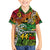 Personalised Vanuatu 44th Independence Anniversary Family Matching Puletasi and Hawaiian Shirt Melanesian Pattern Reggae