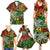 Personalised Vanuatu 44th Independence Anniversary Family Matching Summer Maxi Dress and Hawaiian Shirt Melanesian Pattern Reggae