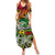 Personalised Vanuatu 44th Independence Anniversary Family Matching Summer Maxi Dress and Hawaiian Shirt Melanesian Pattern Reggae