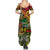 Personalised Vanuatu 44th Independence Anniversary Family Matching Summer Maxi Dress and Hawaiian Shirt Melanesian Pattern Reggae