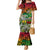 Personalised Vanuatu 44th Independence Anniversary Mermaid Dress Melanesian Pattern Reggae