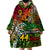 Personalised Vanuatu 44th Independence Anniversary Wearable Blanket Hoodie Melanesian Pattern Reggae