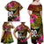 Personalised Vanuatu Independence Day 30 July Family Matching Off Shoulder Maxi Dress and Hawaiian Shirt Hibiscus Polynesian Pattern