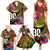 Personalised Vanuatu Independence Day 30 July Family Matching Summer Maxi Dress and Hawaiian Shirt Hibiscus Polynesian Pattern