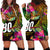 Personalised Vanuatu Independence Day 30 July Hoodie Dress Hibiscus Polynesian Pattern