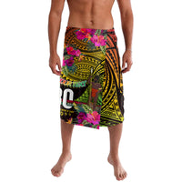 Personalised Vanuatu Independence Day 30 July Lavalava Hibiscus Polynesian Pattern DT02 Yellow - Polynesian Pride