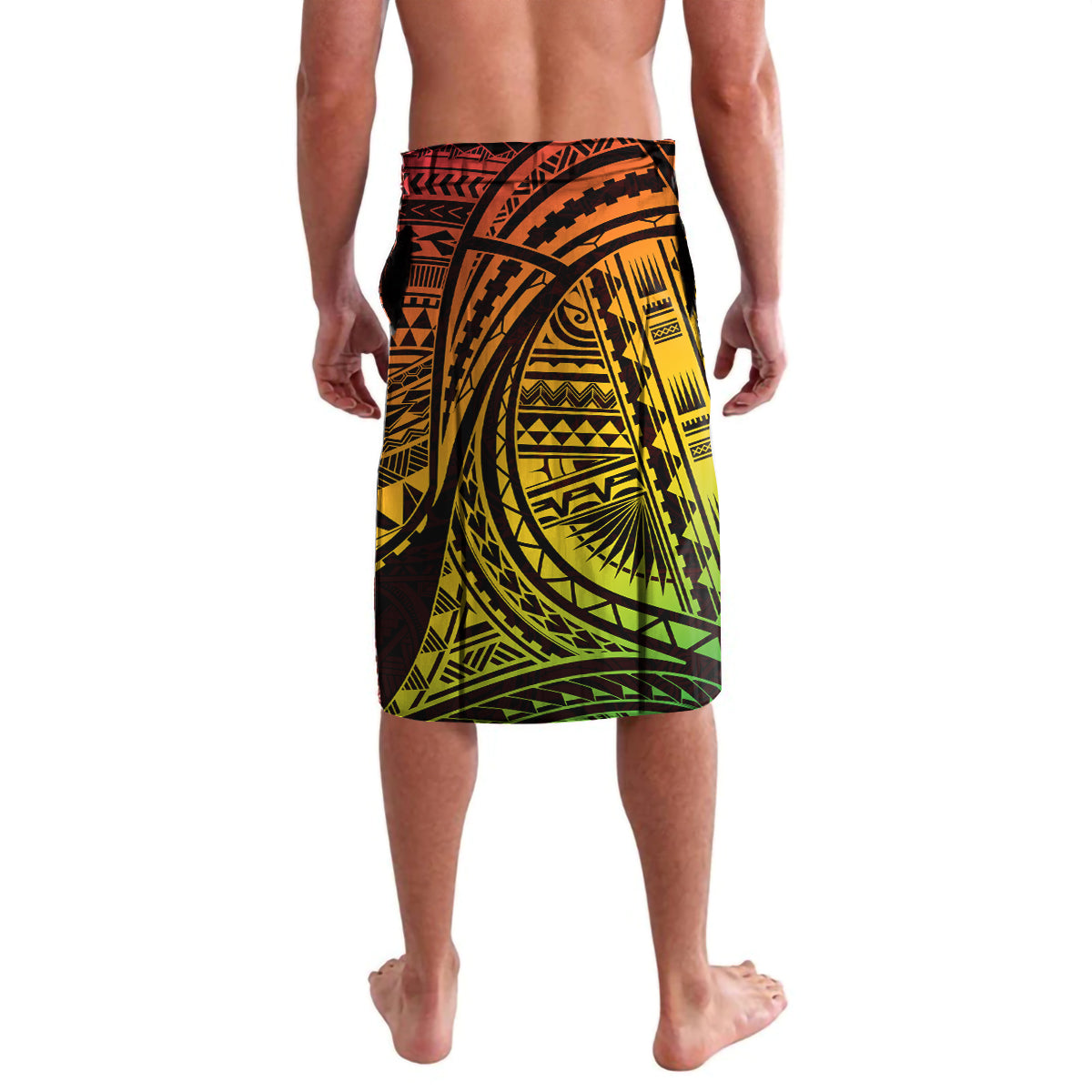 Personalised Vanuatu Independence Day 30 July Lavalava Hibiscus Polynesian Pattern DT02 - Polynesian Pride