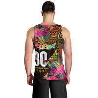 Personalised Vanuatu Independence Day 30 July Men Tank Top Hibiscus Polynesian Pattern DT02 - Polynesian Pride