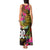 Personalised Vanuatu Independence Day 30 July Tank Maxi Dress Hibiscus Polynesian Pattern